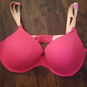 36D Hot Pink pushup Pink by Victoria's Secret bra